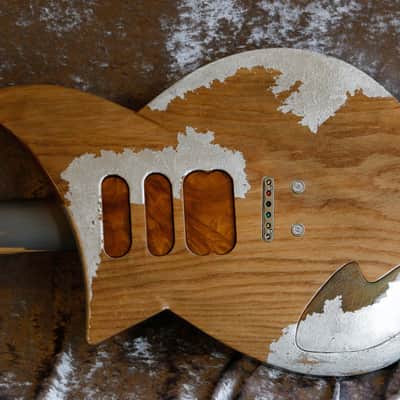 Build to order GB Liuteria Boutique Plié 6 string silver leaf relic edition image 16