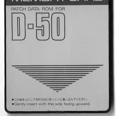 Roland D-50 PN-D50-00 Memory Card