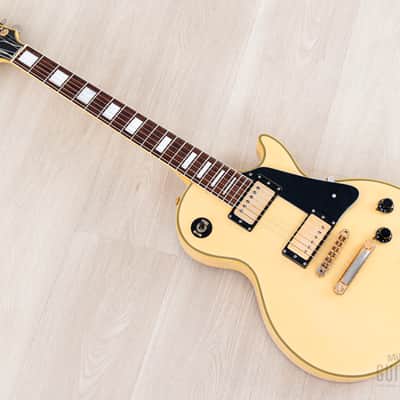 1983 Burny RLC-60 Custom Vintage Guitar Cream White w/ Case, Japan Fernandes image 11