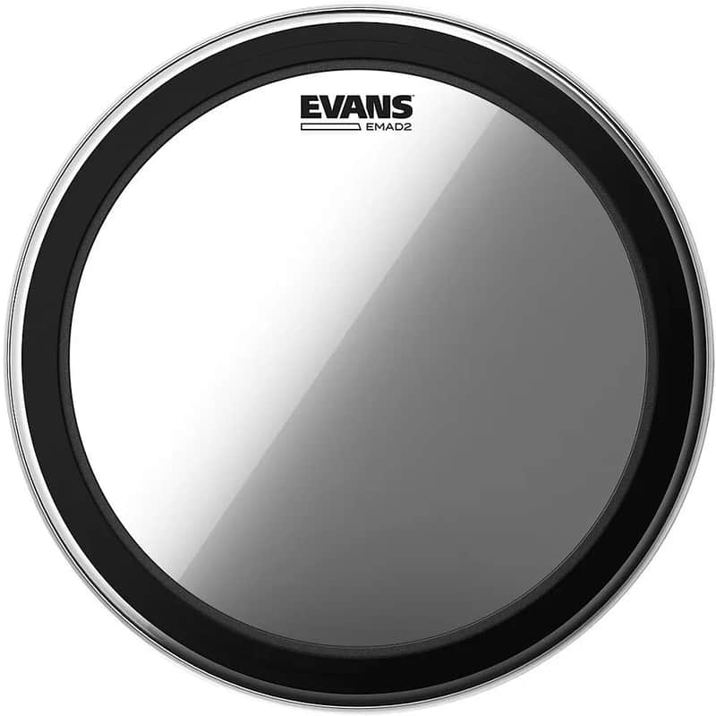 Evans EMAD 2 Clear Batter Bass Drum Head 22 in. image 1