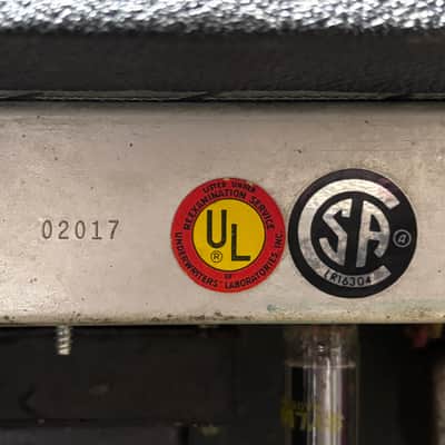 1973 Fender Music Master Bass Silverface Amplifier image 6