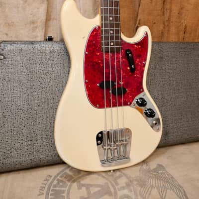 Fender Mustang Bass 1966 - White image 6