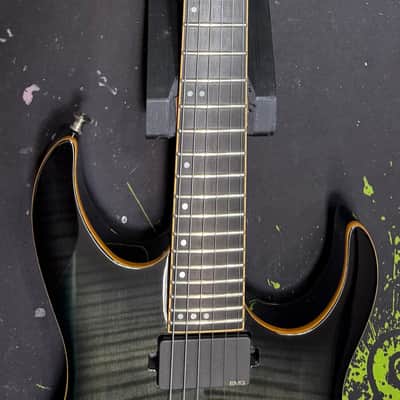 Schecter Banshee-6 FR Active 2013 - 2015 - Trans Black Burst image 12
