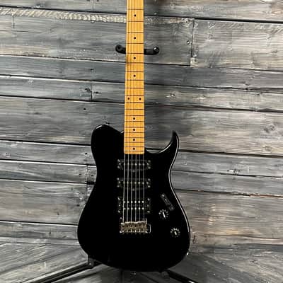 Used Squier by Fender MIJ Bullet HT-1 HSS Guitar with Case- Black image 2