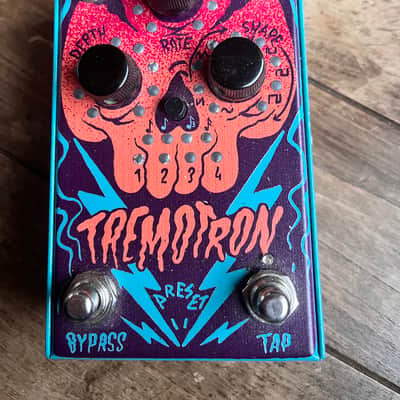 Stone Deaf FX Tremotron Analog Tremolo 2010s - Blue/Orange image 2