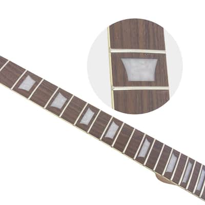 Electric Guitar Neck Replacement Mahogany Neck with Rosewood Fingerboard, Unfinished image 8
