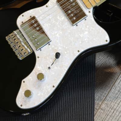 2012 Fender FSR Telecaster Deluxe '72 Reissue Thinline Semi-Hollow Electric Guitar Black + OHSC image 6