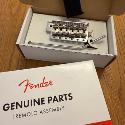 Fender Pure Vintage “PAT.PEND” Bridge Assembly - Chrome image 1