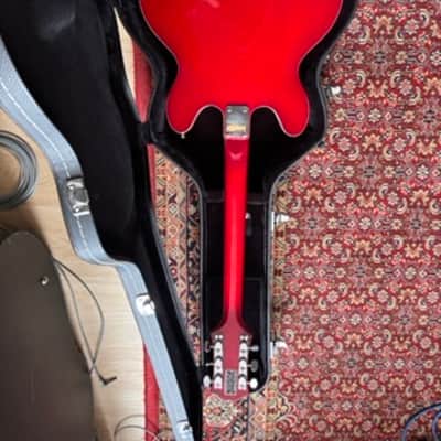 Epiphone EA-250 with Trapeze Tailpiece 1972 - 1974 - Cherry image 2