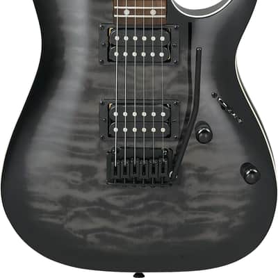 Ibanez GRGA120QATKS Electric Guitar with Quilted Ash Top (Transparent Black) image 6