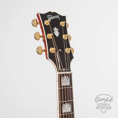 Gibson SJ-200 Standard Maple Acoustic-Electric Guitar — Wine Red image 6