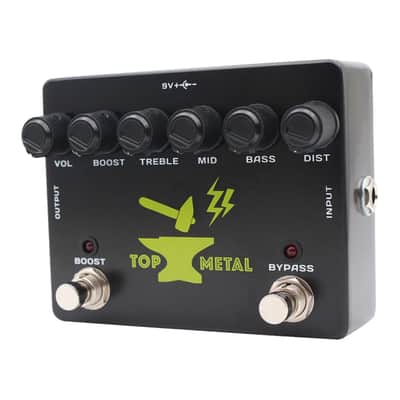MOSKY TOP METAL Heavy Metal Boost Guitar Pedal Effect Stomp-box 3 Band EQ Control image 4