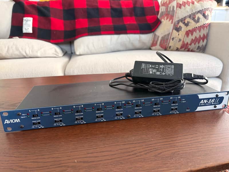 Aviom AN16i Mixer Input Module SN52315 image 1