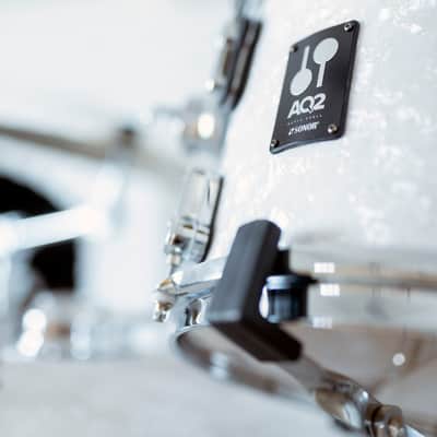 Sonor AQ2 Maple Stage 22x17 / 16x15 / 12x8 / 10x7 / 14x6" 5pc Shell Pack 2018 - Present - White Marine Pearl image 4