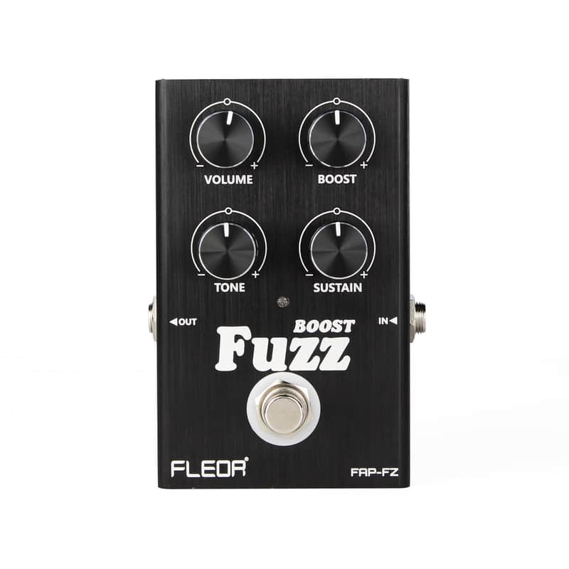 FLEOR Fuzz Pedal with Boost, Vintage Style Fuzz Effects with Thick Sustain, True Bypass Guitar Pedal for Electric Guitar & Bass image 1