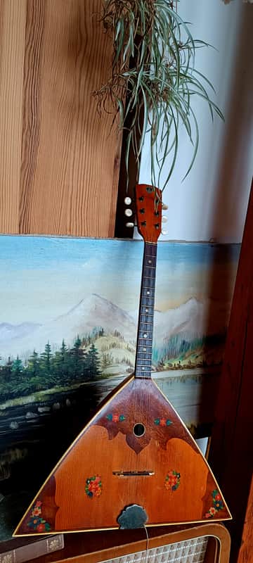 Antique handmande Russian Balalaika ca. 1920 image 1