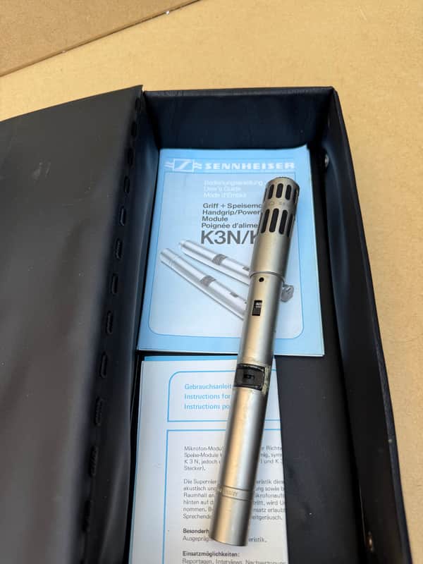 Sennheiser K3 K 3 vintage microphone with box and manual image 1