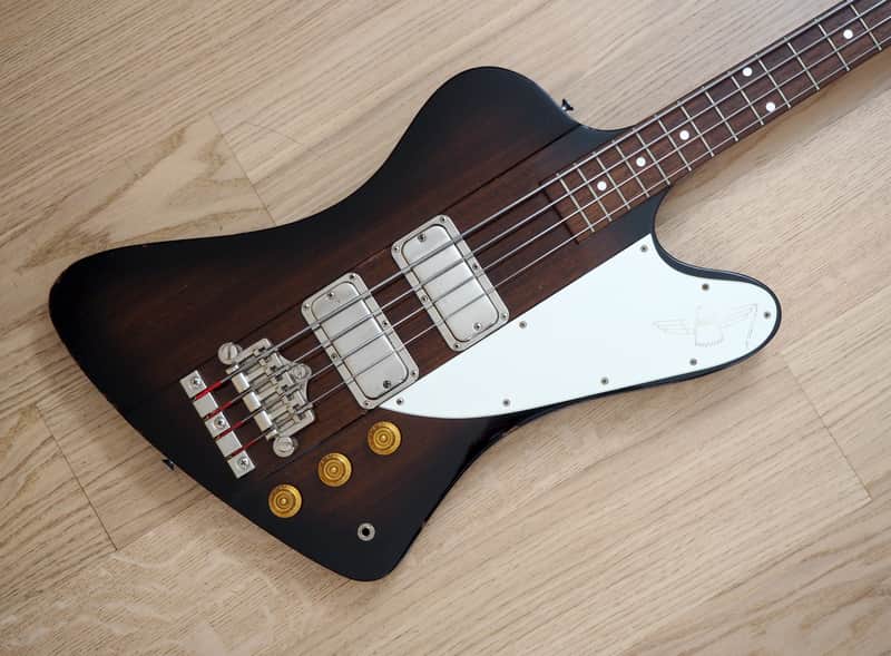 1990 Greco Thunderbird IV TB1100 Electric Bass Guitar Japan Fujigen w/ Gigbag image 1