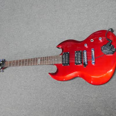 ESP LTD Viper 10 2000s - Candy Apple Red. Roland GK3 Midi pickup installed image 3