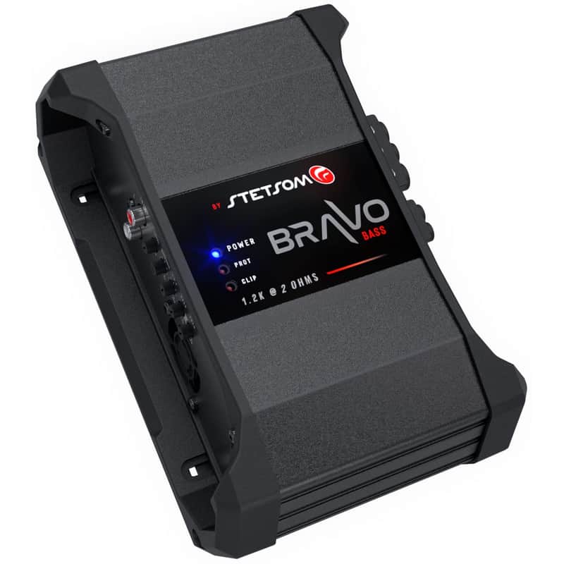 Stetsom BRAVO BASS 1.2k Car Audio Digital Subwoofer Class D Mono Amplifier 2-Ohm / 1-Channel AMP. 1200W image 1