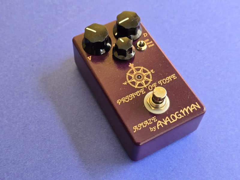 Analogman Prince of Tone Overdrive Pedal | Reverb