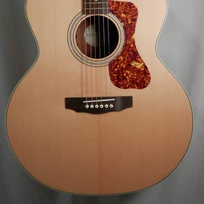 Guild F-240E Natural Satin Jumbo Acoustic Electric Guitar image 3