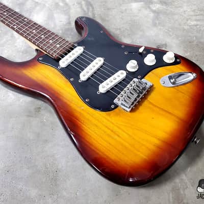 Cort / Memphis / Samick Lawsuit Era MIK S-Style Electric Guitar (1970s, Honeyburst) image 11