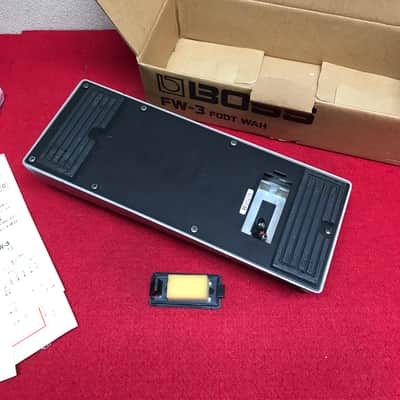 Boss FW-3 Foot Wah in the original box with manual, warranty card etc.  Sounds great! image 8