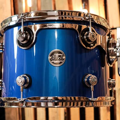 DW Performance Sapphire Blue Drum Set - 14x22,9x13,14x14,16x16 image 5