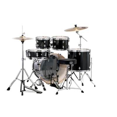 Mapex Venus 22-Inch Kick 5-Piece Drum Set - Black Galaxy Sparkle image 3