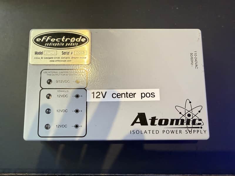Effectrode Atomic Isolated Power Supply 2010s - Grey image 1