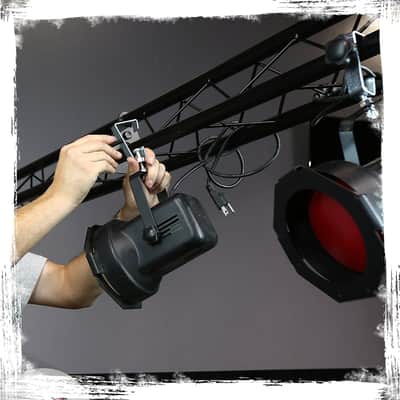 GRIFFIN Triangle Truss Extension Lighting System (Stage-MountPRO Series) – Installs on your Speaker Stands – DJ 2x Trussing Kit with C Clamps Mounting Brackets & Platform Hardware Set image 13