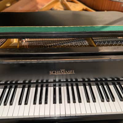 Schimmel Parlor Grand Piano 1970 - Ebony Satin image 7
