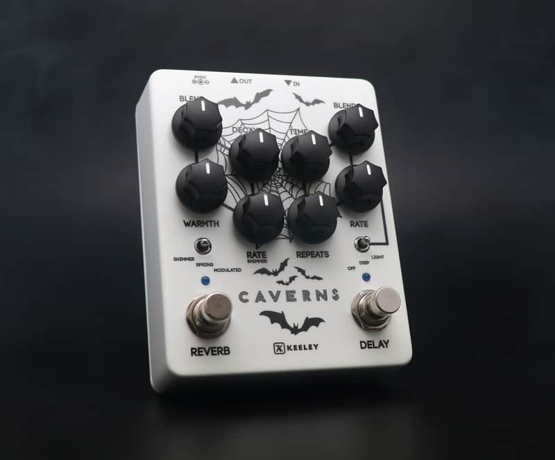 Keeley Spooky "Glow in the Dark" Caverns Delay Reverb Pedal V2 image 1