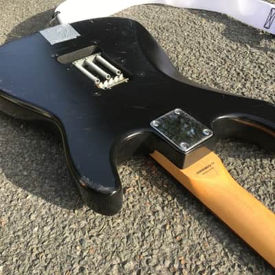 Kurt Cobain Vandalism Strat Nirvana Squier 1998 Left handed Guitar Road Worn stratocaster Seymour tb image 10