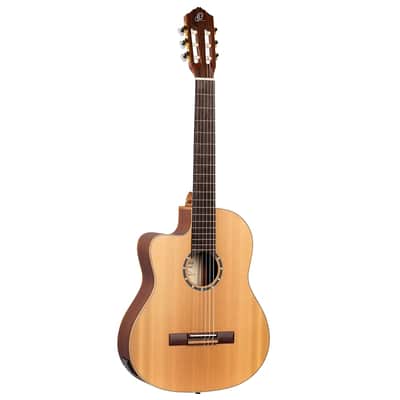 Ortega Family Series Pro Solid Top Acoustic-Electric Nylon Classical Guitar w/ Bag image 3