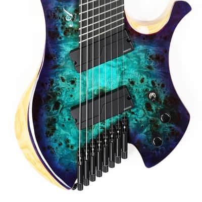 GOC Guitars Vajra Headless Guitar 8 String 2022 - Worn powder