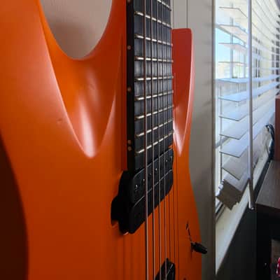 Solar Guitars A2.7 2020s - Orange Neon Matte image 11