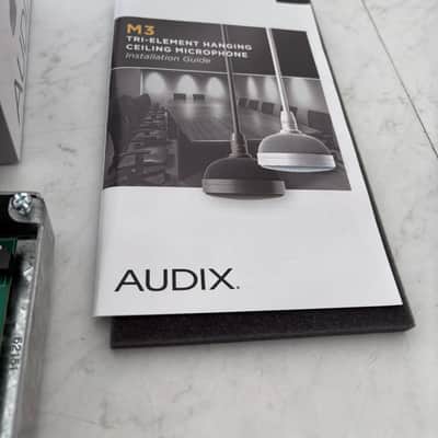Audix M3W Tri-Element Hypercardioid Hanging Ceiling Microphone 2010s - White image 9