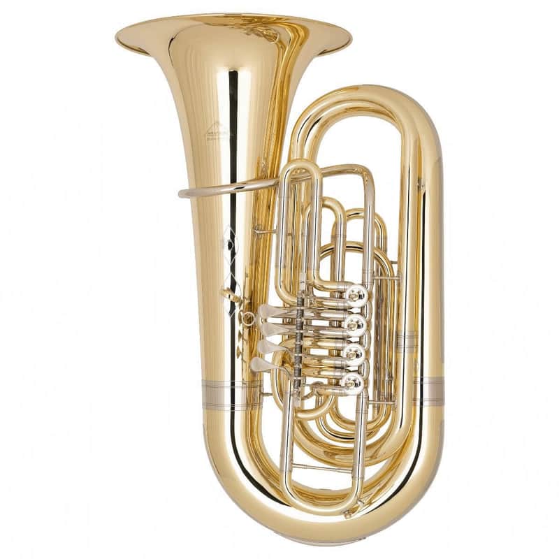 Miraphone 494 "Hagen" BBb Tuba in Lacquer-Yellow Brass image 1