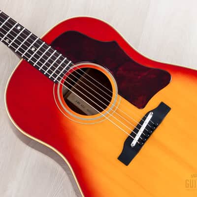 1964 Gibson J-45 ADJ Vintage Dreadnought Acoustic Guitar Cherry Sunburst, Collector-Grade w/ Case image 8