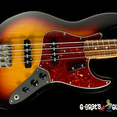 2007 Fender Jazz 4-String Bass American AVRI '62 Reissue ~ 3-Tone Sunburst image 1