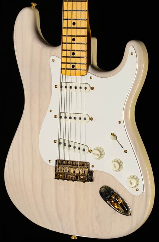 Fender Custom Shop Vintage Custom 1957 Stratocaster NOS Aged White Blonde (906) image 1
