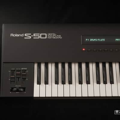 Roland S-50 61-Key Digital Sampling Keyboard 1986 - 1990 - Black image 2