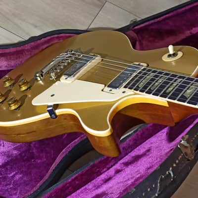 Gibson Les Paul 1971 - 1972 - 73  Deluxe Goldtop Nacre Pearl Full Body Mahogany image 18