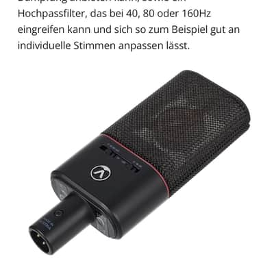Austrian Audio OC18 Large Diaphragm Cardioid Condenser Microphone 2019 - Present - Black image 8