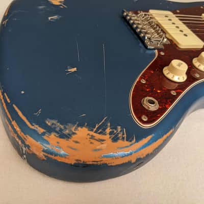 Fender American Performer Jazzmaster - Rosewood Fretboard - 2019 - Satin Lake Placid Blue - Relic - image 16