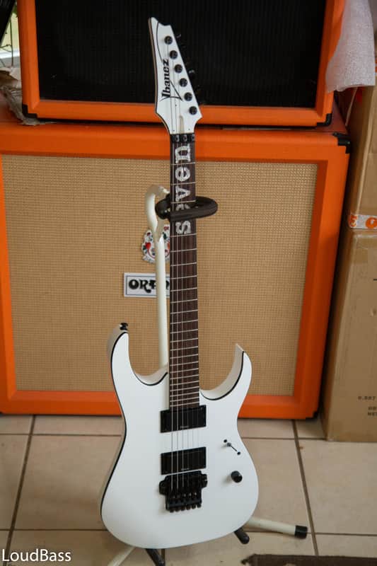Ibanez MTM-20 2015 White Mick Thomson with free gigbag! NOS open box special image 1