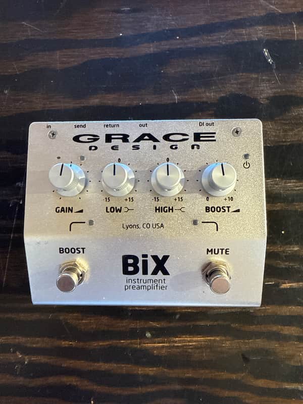 Grace Design BiX Acoustic Preamp 2010s - Silver image 1