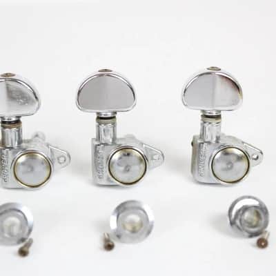 Standard GROVER Rotomatic 3x3 Tuners NICKEL ~Aged RELIC~ for Gibson Les Paul Standard/Custom/SG/ES image 4